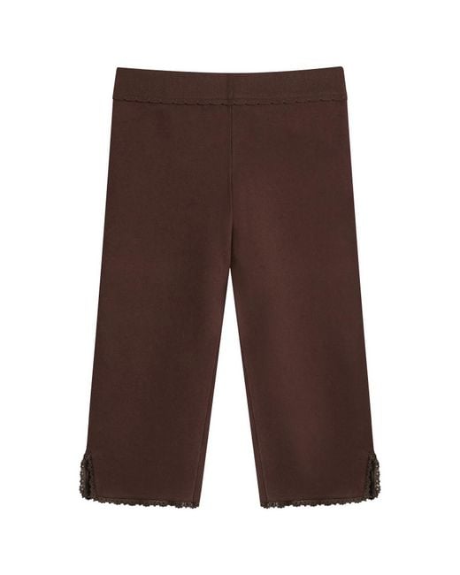 House Of Sunny Brown Classic Capri Pants