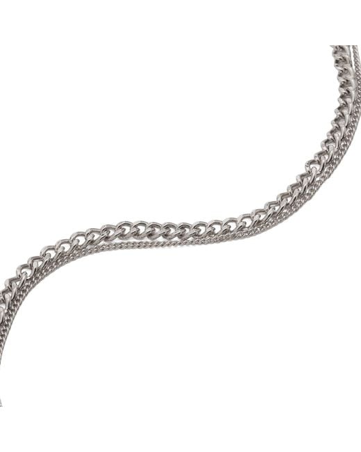 A.P.C. Metallic Minimal Bracelet for men