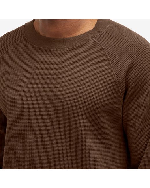 Lady White Co. Brown Lady Co. Long Sleeve Raglan Thermal T-Shirt for men