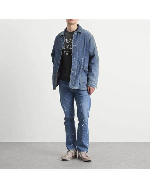 Visvim Blue Social Sculpture Dmgd Down Jacket for men