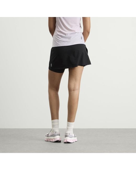 On Shoes Black Court Skirt Split