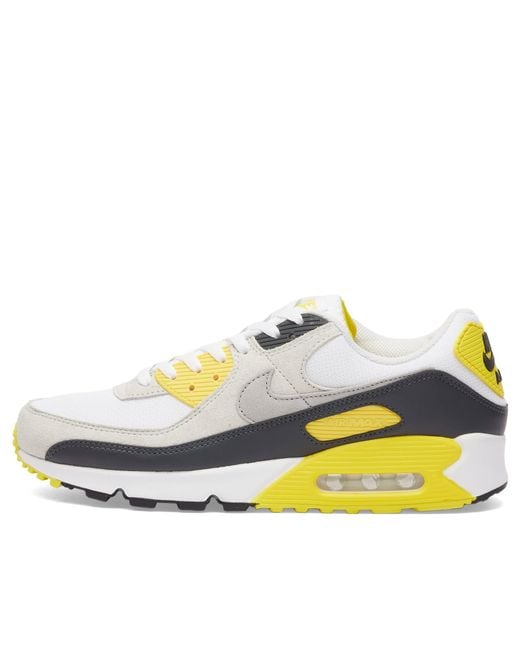 Nike Yellow Air Max 90 Sneaker for men