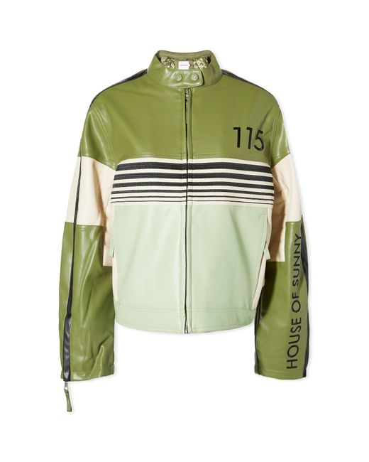 House Of Sunny Green The Racer Jacket