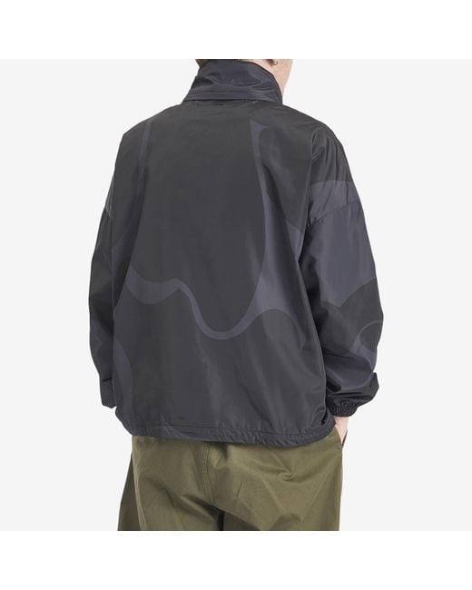 A Bathing Ape Gray Abc Camo Nylon Hooded Jacket for men