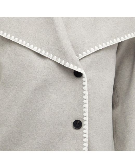 4th & Reckless Gray Darin Wool Coat