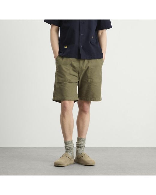 Service Works Green Classic Chef Shorts for men