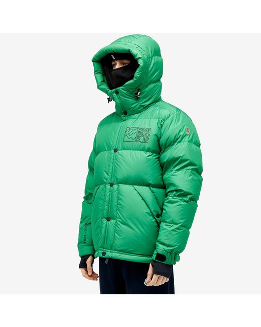 3 MONCLER GRENOBLE Green Cristaux Ripstop Jacket for men