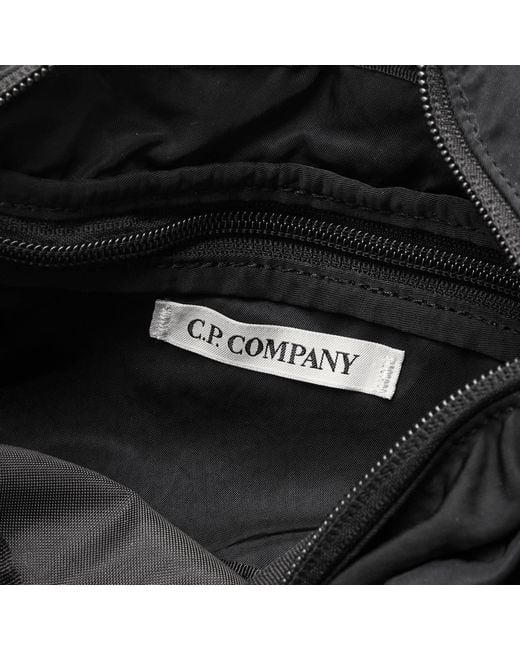 C P Company Black Nylon B Crossbody Pack for men
