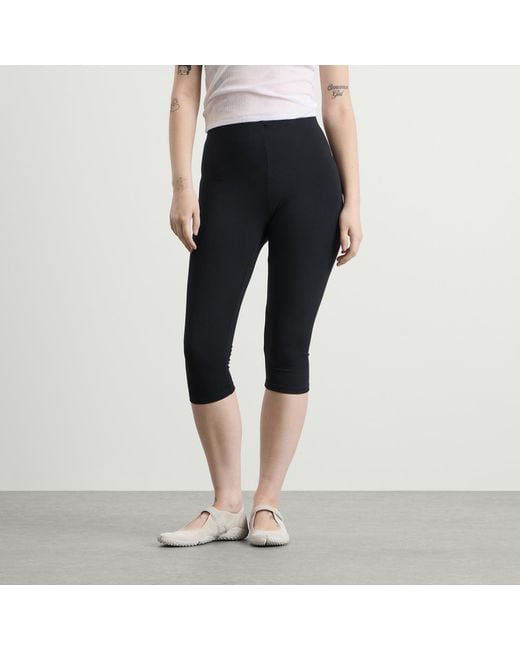 Skims Black Smooth Layers Capri