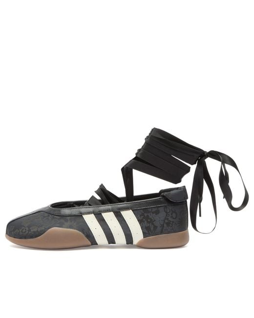 adidas gazelle silver green womens Adidas - WMNS Taekwondo Mei Ballet Sneaker in Clear Pink & White