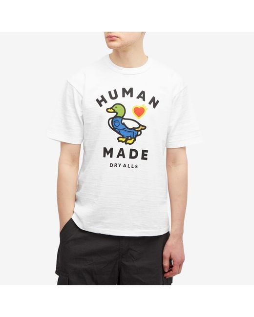 Human Made White Duck T-Shirt for men
