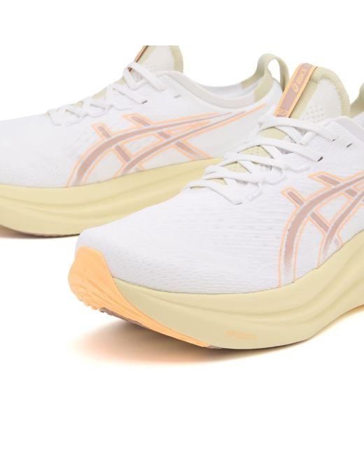 Asics White Gel-Nimbus 27