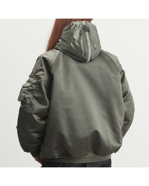CECILIE BAHNSEN Green X Alpha Industries N-2B Patch Jacket