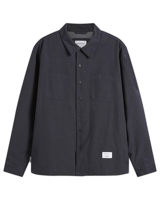 Thisisneverthat Black Windstopper Check Shirt for men
