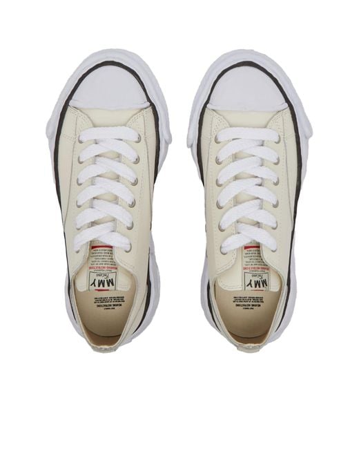 Maison Mihara Yasuhiro White Peterson 23 Low Leather Sneakers for men