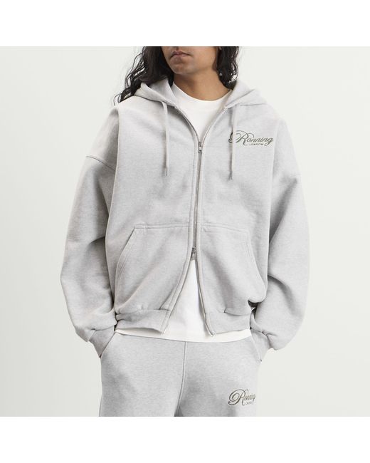 Ronning Gray End. X Zip Hood for men