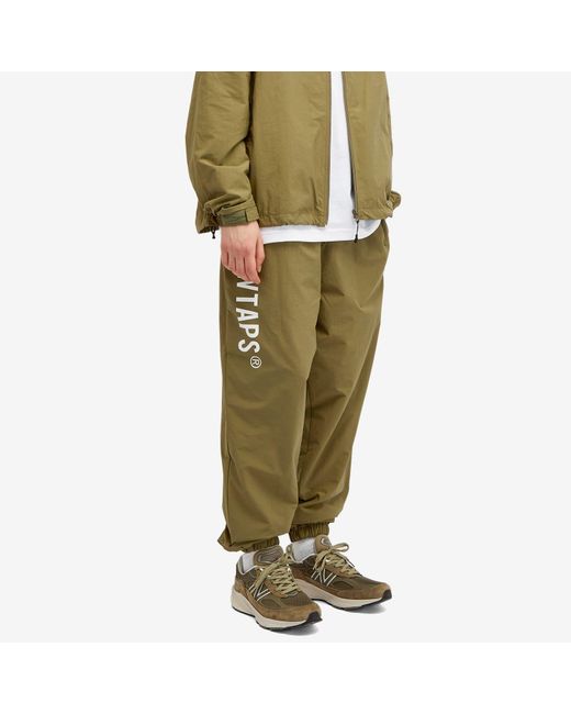 (w)taps Green 01 Track Pant for men