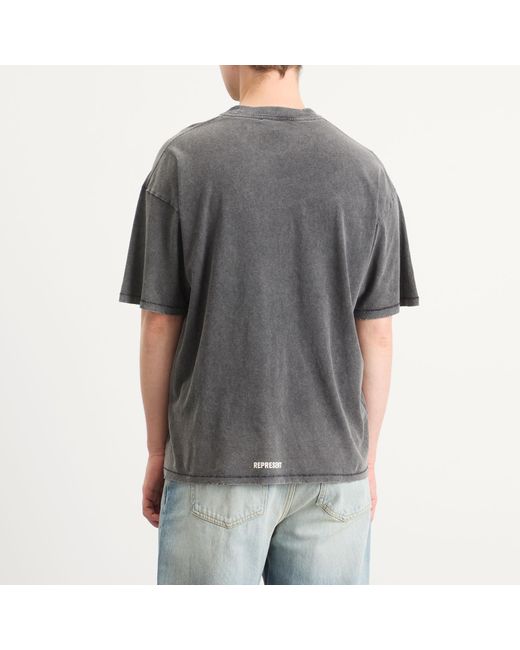 Represent Gray Initial Star T-Shirt for men