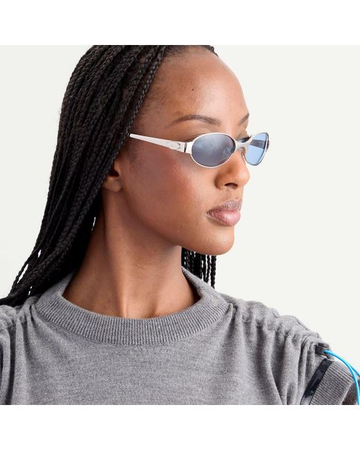Le Specs Blue Frostbite Sunglasses