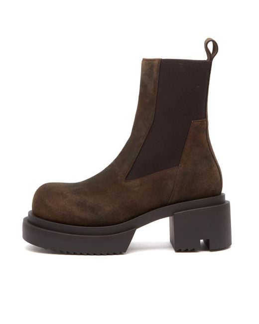 Rick Owens Brown Bogun Bettle Boot for men