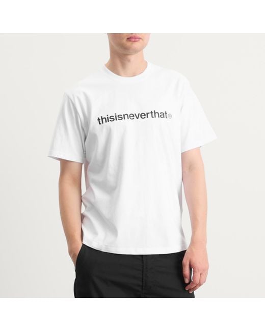 Thisisneverthat White T-Logo Tee for men