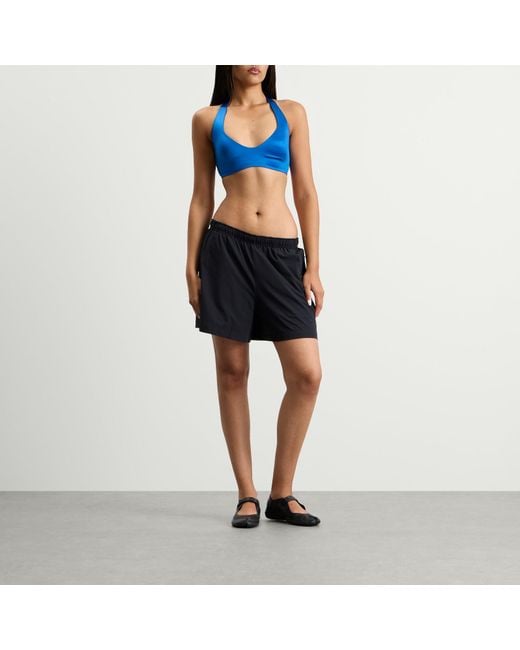 Nike Blue X Skims Stretch Nylon Track Short 5"