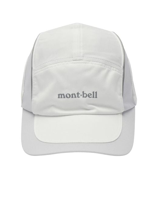 Montbell White Wickron Uv Tech Cap for men