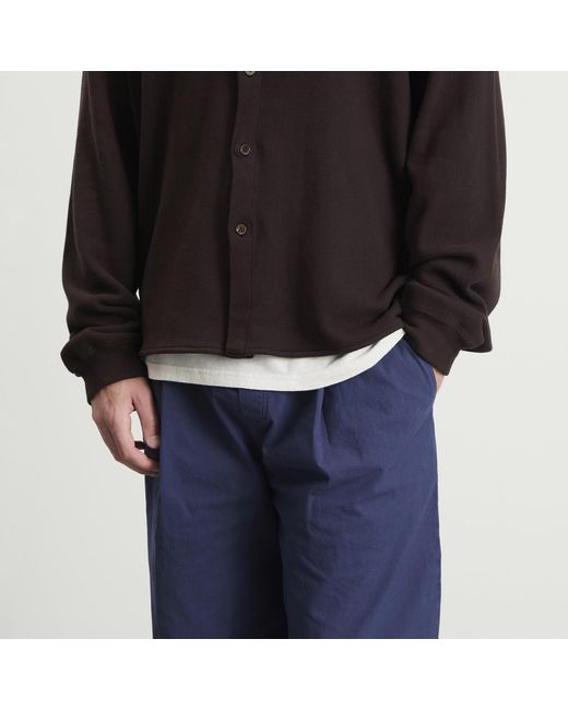 Folk Blue Drawcord Loose Trouser for men