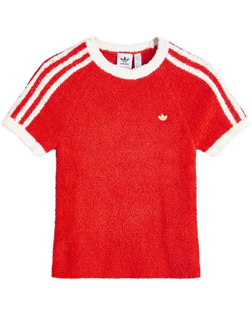 Adidas Red Knit T-Shirt