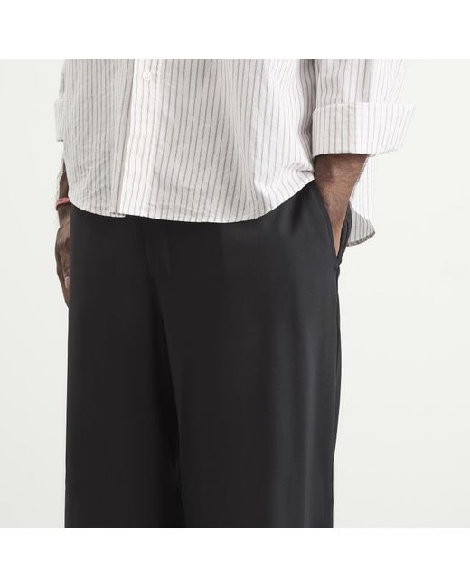 AMI Gray Elasticated Waist Trousers for men