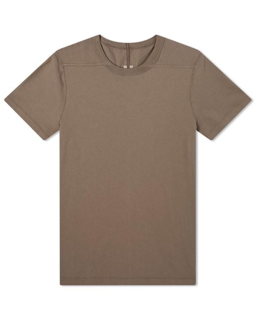 Rick Owens Brown Short Level T-Shirt for men