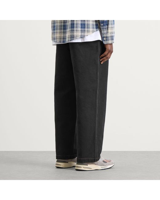 BOUND Gray Heavy Canvas Workwear Trousers for men