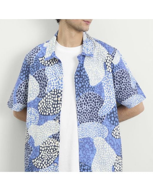 Folk Blue Gabe Shirt for men