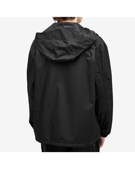 Givenchy Black Classic Logo Windbreaker Jacket for men