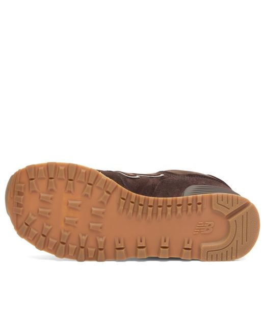 New Balance Brown 574 Sneaker