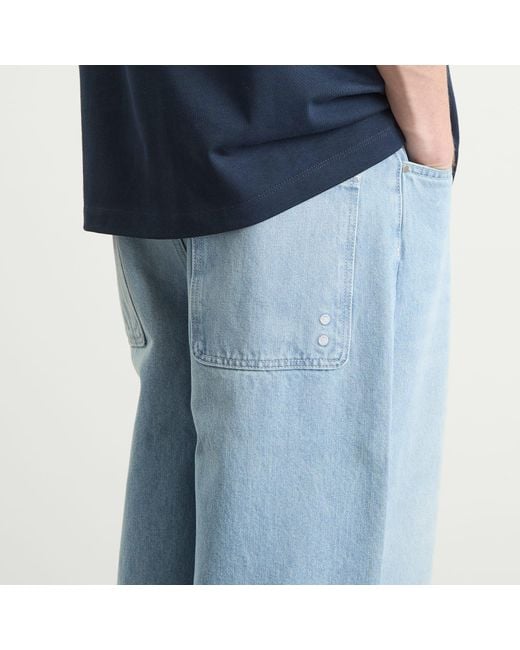 About Blank Blue Wide Leg Denim for men