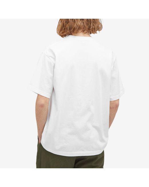 Neighborhood White X Rebel Dread Hardware T-Shirt 3 for men