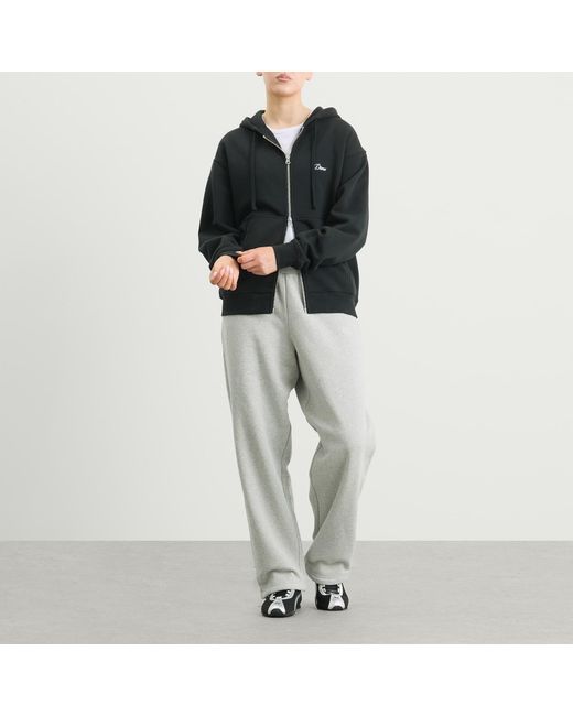 Dime Black Cursive Zip Hoodie