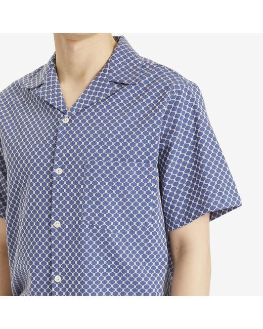 Portuguese Flannel Blue Midnight Sky Vacation Shirt for men