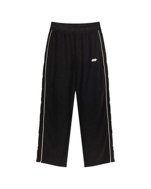 Cole Buxton Black Velour Track Pants for men