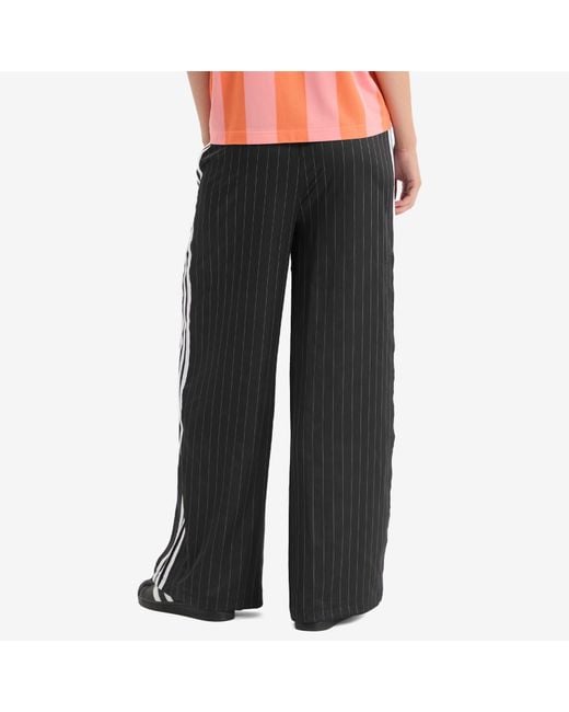 Adidas Black Satin Wide Legged Pants