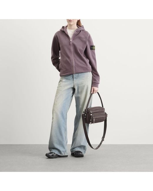 Stone Island Purple Hoodie