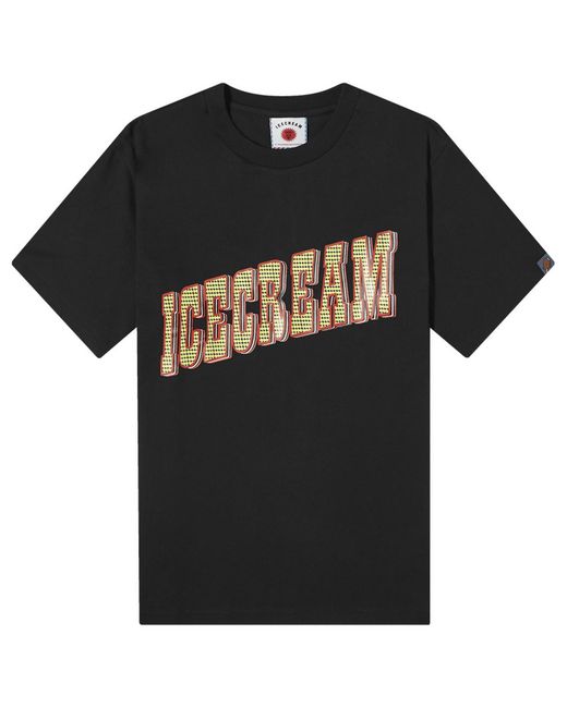 ICECREAM Black Casino T-Shirt for men