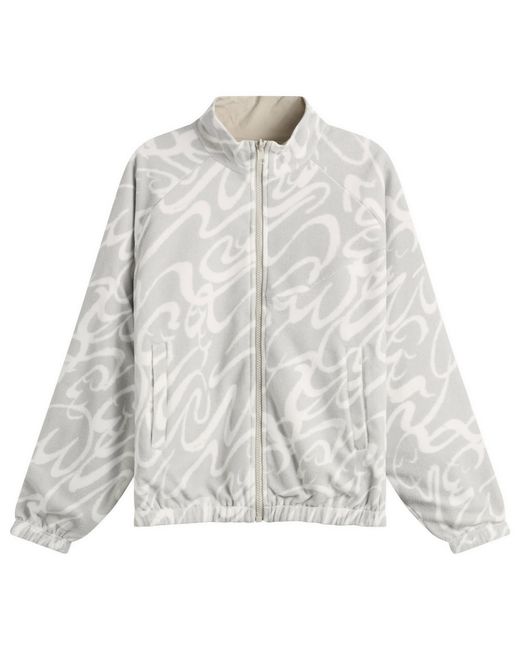 Dime Gray Reversible Chilling Fleece Jacket for men