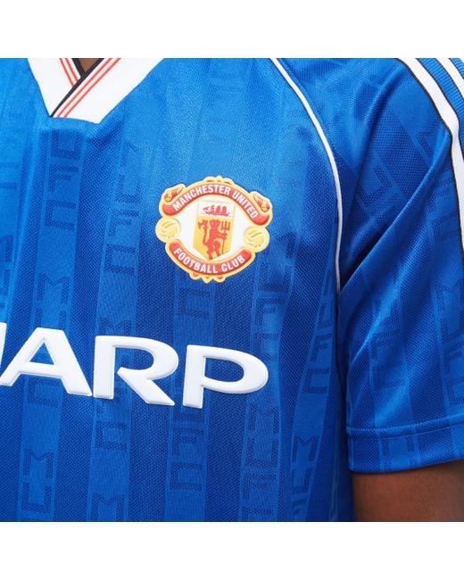 adidas Mufc 88-90 Jersey in Blue for Men | Lyst