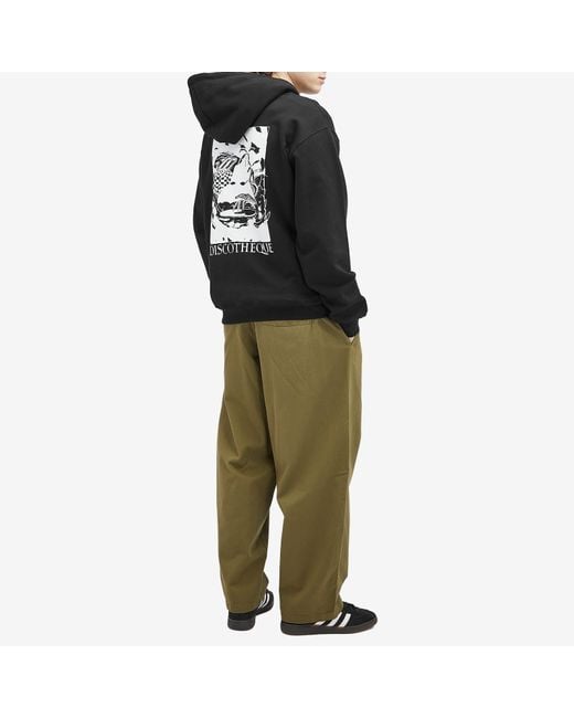 POLAR SKATE Black Dave Discoteque Hoodie for men