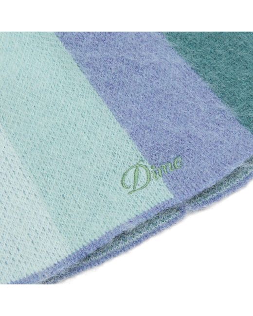 Dime Blue Mohair Skully