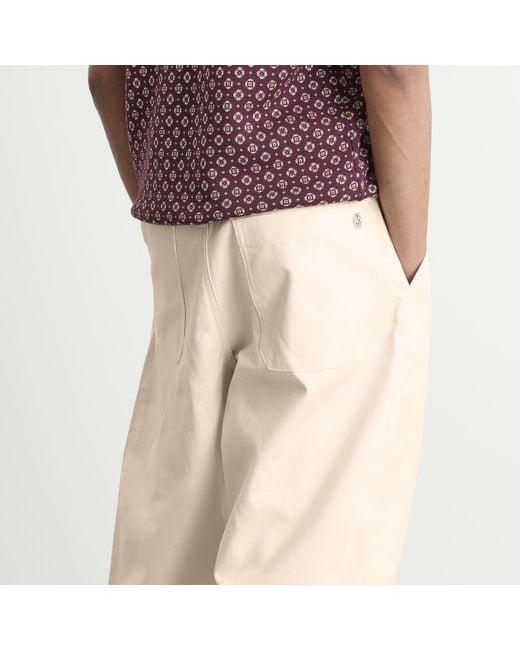 Drole de Monsieur Natural Wide Leg Pants for men