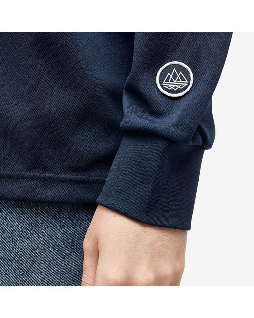 Adidas Originals Blue Spzl Long Sleeve Polo Night for men