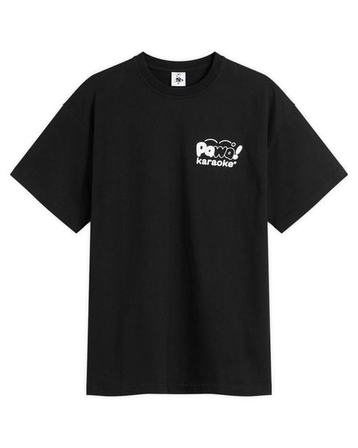 Pawa Speed Sports Black Karaoke T-Shirt for men